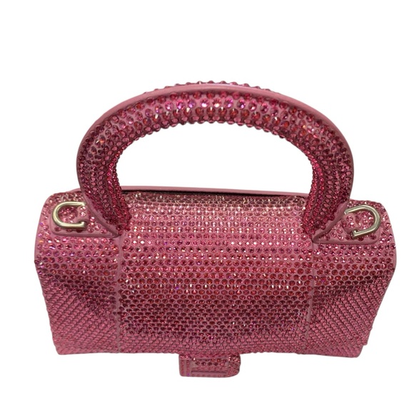 Balenciaga Hourglass XS Hangbag With Rhinestones - Picture 9 of 16